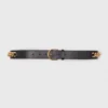 Ceinture en cuir avec détails en chaîne Ceinture en cuir avec détails en chaîne