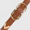 Ceinture en cuir à double boucle