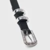 Ceinture fine avec boucle strass Ceinture fine avec boucle strass