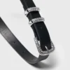 Ceinture fine avec boucle strass Ceinture fine avec boucle strass