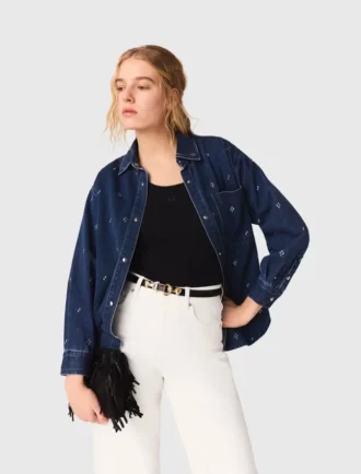 Ceinture fine en cuir avec boucle en forme de tête de lion