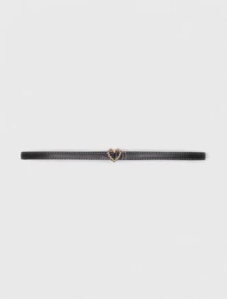 Ceinture fine en forme de cœur