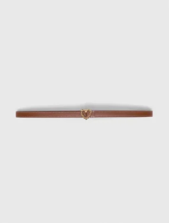 Ceinture fine en forme de cœur