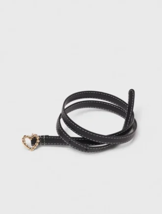 Ceinture fine en forme de cœur