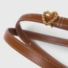 Ceinture fine en forme de cœur