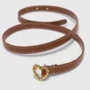 Ceinture fine en forme de cœur