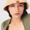 Chapeau bob en raphia crocheté Chapeau bob en raphia crocheté