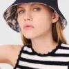 Chapeau bob réversible à imprimé fruits