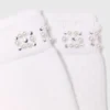 Chaussettes en pointelle perlé Chaussettes en pointelle perlé