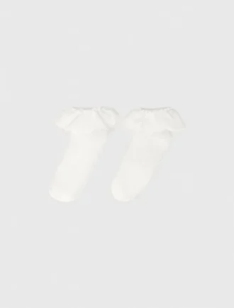 Chaussettes à volants en dentelle Chaussettes à volants en dentelle