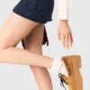 Chaussettes à volants en dentelle