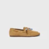 Chaussures bateau en daim