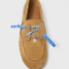 Chaussures bateau en daim