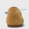 Chaussures bateau en daim