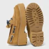 Chaussures bateau à semelle compensée en daim Chaussures bateau à semelle compensée en daim