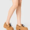 Chaussures bateau à semelle compensée en daim Chaussures bateau à semelle compensée en daim