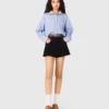 Chemise avec col bijou amovible
