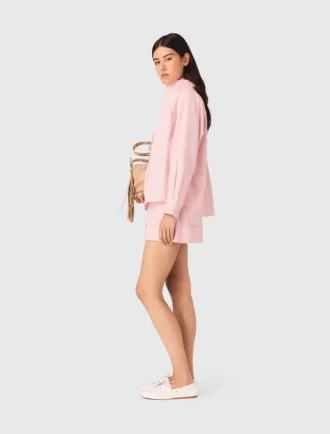 Chemise avec foulard amovible