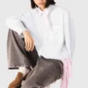 Chemise à col crochet