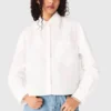 Chemise à col crochet