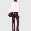 Chemise courte avec détail bijou