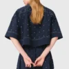 Chemise courte à clous Chemise courte à clous