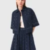 Chemise courte à clous Chemise courte à clous