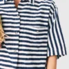 Chemise courte en mélange de lin Chemise courte en mélange de lin