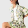 Chemise courte à motifs Chemise courte à motifs
