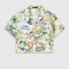 Chemise courte à motifs Chemise courte à motifs
