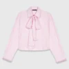 Chemise courte à nœud papillon Chemise courte à nœud papillon