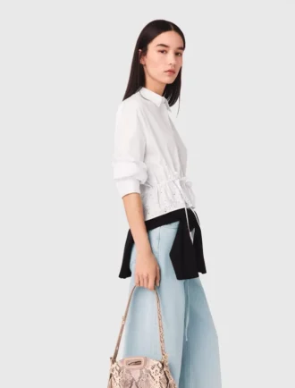 Chemise en coton avec strass
