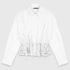 Chemise en coton avec strass Chemise en coton avec strass