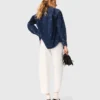 Chemise en denim à strass Chemise en denim à strass