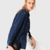Chemise en denim à strass Chemise en denim à strass