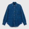 Chemise en denim à strass Chemise en denim à strass