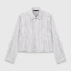 Chemise à strass avec cravate amovible Chemise à strass avec cravate amovible