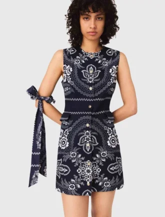 Chouchou imprimé avec twill