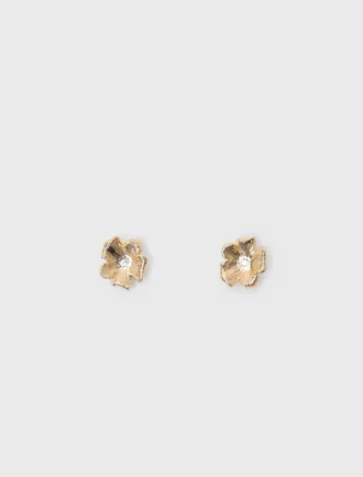 Clous d&rsquo;oreilles en forme de fleur