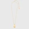 Collier avec plaque représentant le signe du zodiaque