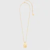 Collier avec plaque représentant le signe du zodiaque