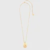 Collier avec plaque représentant le signe du zodiaque