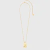 Collier avec plaque représentant le signe du zodiaque