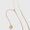 Collier avec plaque représentant le signe du zodiaque