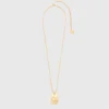Collier avec plaque représentant le signe du zodiaque