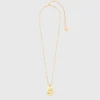 Collier avec plaque représentant le signe du zodiaque