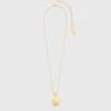 Collier avec plaque représentant le signe du zodiaque