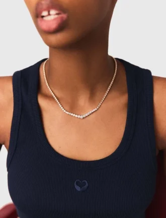 Collier Cascade diamanté