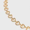 Collier cœur plaqué or Collier cœur plaqué or