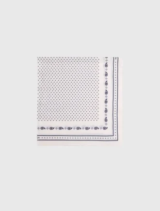 Foulard en soie imprimé 90 x 90